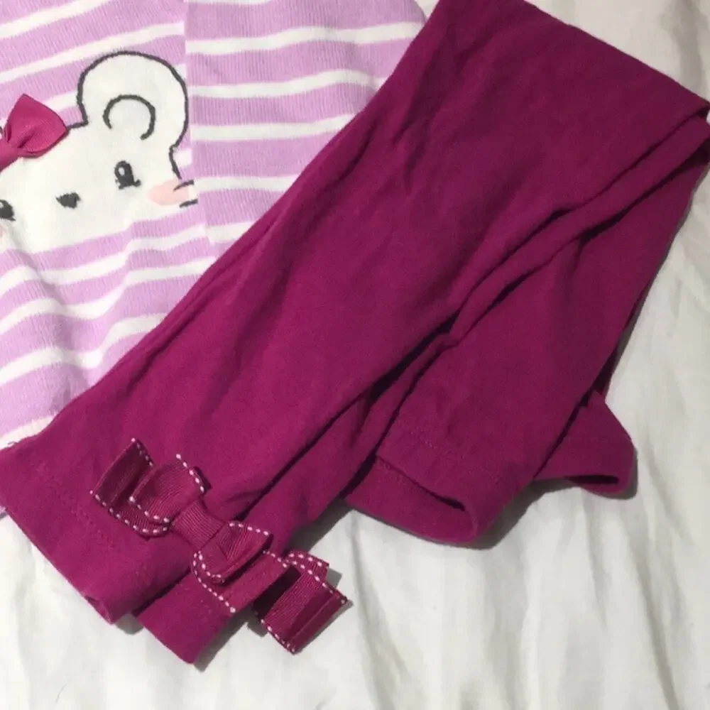 Gymboree 3t raspberry mouse outfit